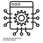 Diagram of an API as a gear with connection points